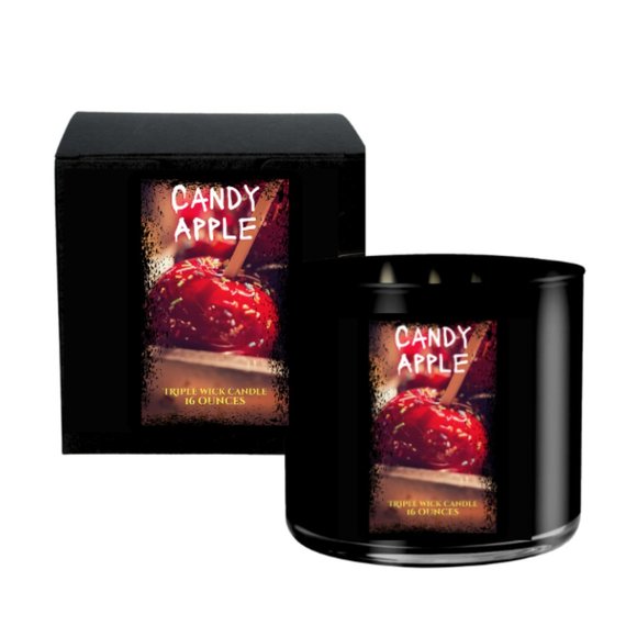 Candy Apple 3 Wick Candle - Picture 1 of 2